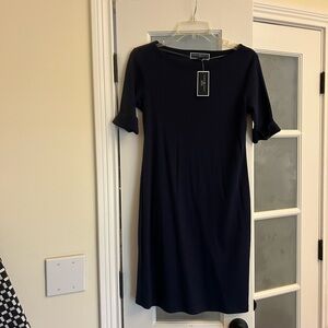 New Navy Karen Scott Dress PP